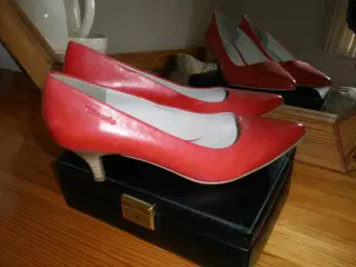 Tamaris sko/røde 