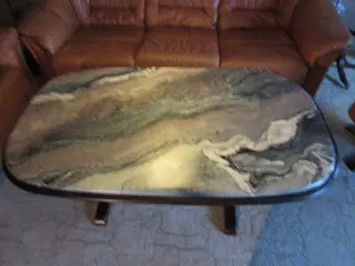 Marmor sofa bord