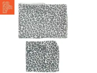 Leopardprint tørklæde (str. 66 x 95 44 x 40 cm)