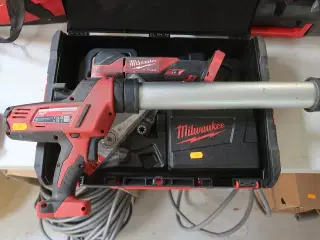 Akkuværktøj MILWAUKEE bl.a. fugepistol C18 PCG
