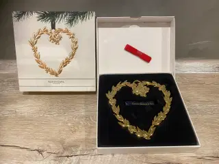 Forgyldt Julepynt - Karen Blixen Bladhjerte.