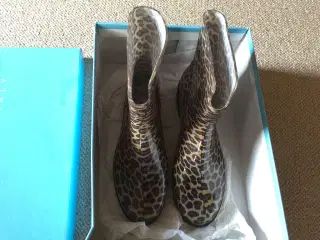 Leopard gummistøvler str  37