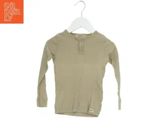 Langærmet ribbet bluse fra MarMar (str. 98)