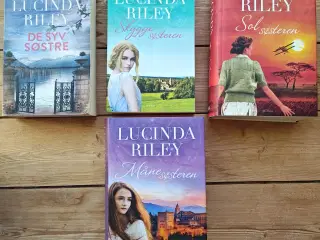 4 stk Lucinda Riley Bøger Søstrene 150kr Samlet