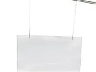 1 stk. Hængende hygiejneskærm