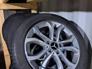Alufælge med vinter dæk til Mercedes C