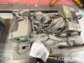 Kæde taljer m. Løbekatte Stahl St20