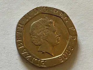 20 Pence England 2008