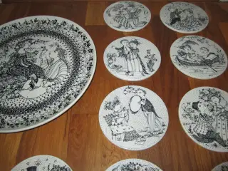 Smukt BJØRN WIINBLAD FAD og Platter.