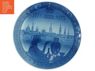 Royal Copenhagen Jubilæumsplatte fra Royal Copenhagen (str. Diameter 18 cm)