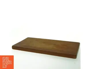 Træskærebræt med udskåret dekoration (str. 38x21 cm)