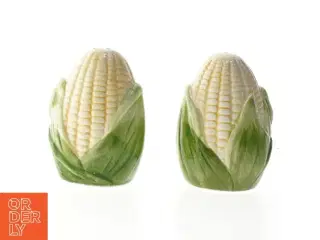Majsformet salt- og pebersæt (str. 8 cm)