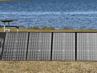 120W Flytbar Solcelle / Solar Panel