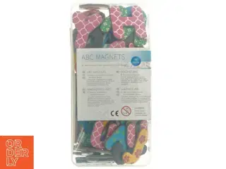 Alfabet magneter i plastikboks fra United Office (str. 100 stykker)