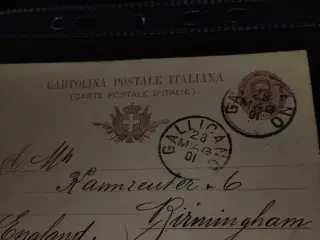 postkort fra Italien 1908 og Deutsche Reich