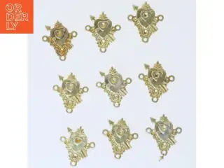 Dekorative metalpynt (str. 3,5 cm)