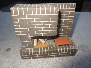2 stykker lundby pejse 