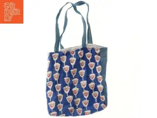 Stoftaske med blomsterprint (str. 45x45 cm)