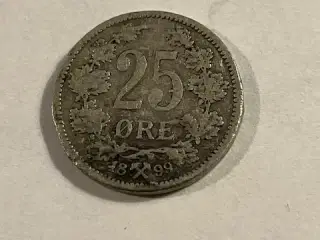 25 øre 1899 Norge
