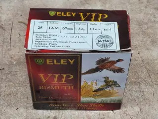 ELEY Vip Bismuth 12/65 haglpatroner