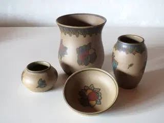 Sæt L. Hjorth keramik