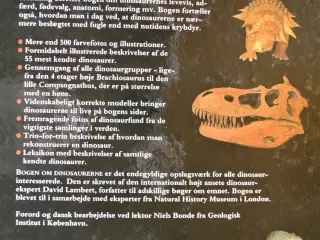 bogen om dinosaurerne, af david lambert, emne: dyr