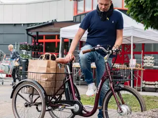 tre hjulet el Cykel EvoBike sælges