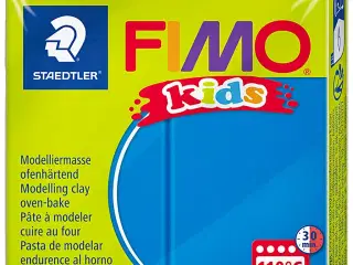 FIMO® Kids ler, blå, 42g/ 1 pk.