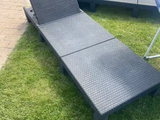 Solvogn med hynder 
