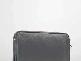 Whistles crossbodytaske i gråt skind