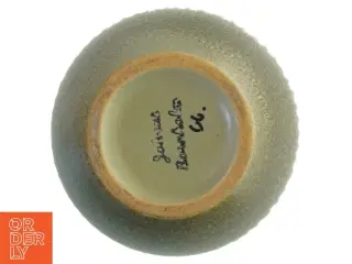 JohGus Bornholm Keramisk vase med mønster (str. 15 cm)