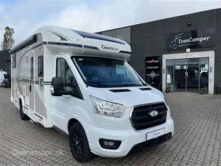 2024 - Chausson Titanium 777GA ULTIMATE   RESERVERET! KOMISSIONSBIL! Enkeltsenge, lounge, siddegruppe, opredning i siddegruppen. 170HK Aut, markise, solceller mmm
