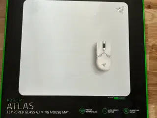 Tazet Atlas Glass Mousepad white