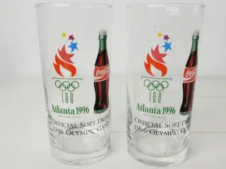 ⭐️- 2 stk. Coca-Cola Original Glass - Olympic Atla