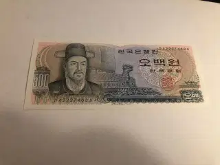 500 Won Korea