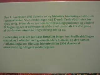 grænselandshistorie gennem 40 år, red. af lars n. 