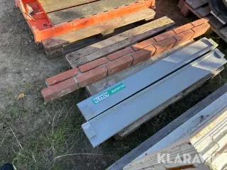 Overlægger + sålbænke