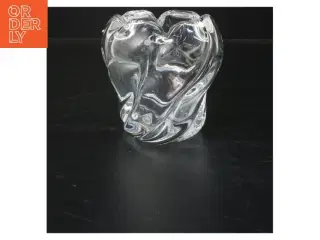 Orrefors Glasvase med abstrakt design (str. 11x11 cm)