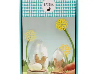 Æggeformede Klokker med Pynt - Sæt af 2