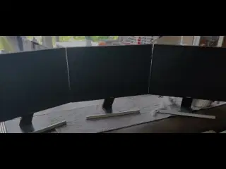 Tre monitor til komputer, HD Samsung
