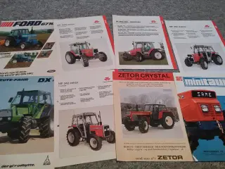 Traktor og maskin brochurer sælges/byttes