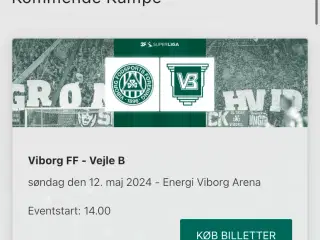 Viborg FF - Vejle BK billetter