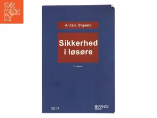 Sikkerhed i løsøre af Anders Ørgaard (Bog)