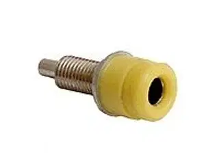 Bananbøsning 4mm i gul