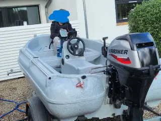 RIB BÅD AL-320, 20HK 4-TAKT.Seriøst bud modtages