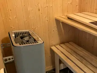 Tylø Sauna ovn + bænk og tilbehør