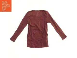 Langærmet bluse med blondekant fra Name It (str. 98)