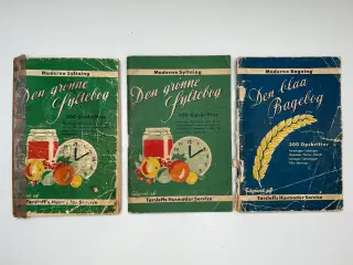 Den grønne Syltebog & Den blaa Bagebog f/1940’erne