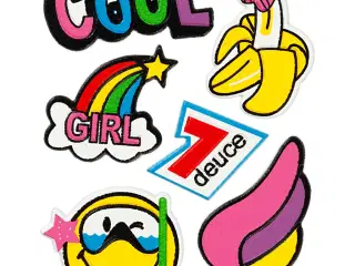 Soft Stickers, Cool Girl, ark 12,2x17,75 cm, 1 ark