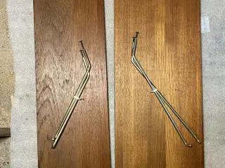 Teaktræ Teakstræs hylder sælges 80 x 20 x 1,9 cm